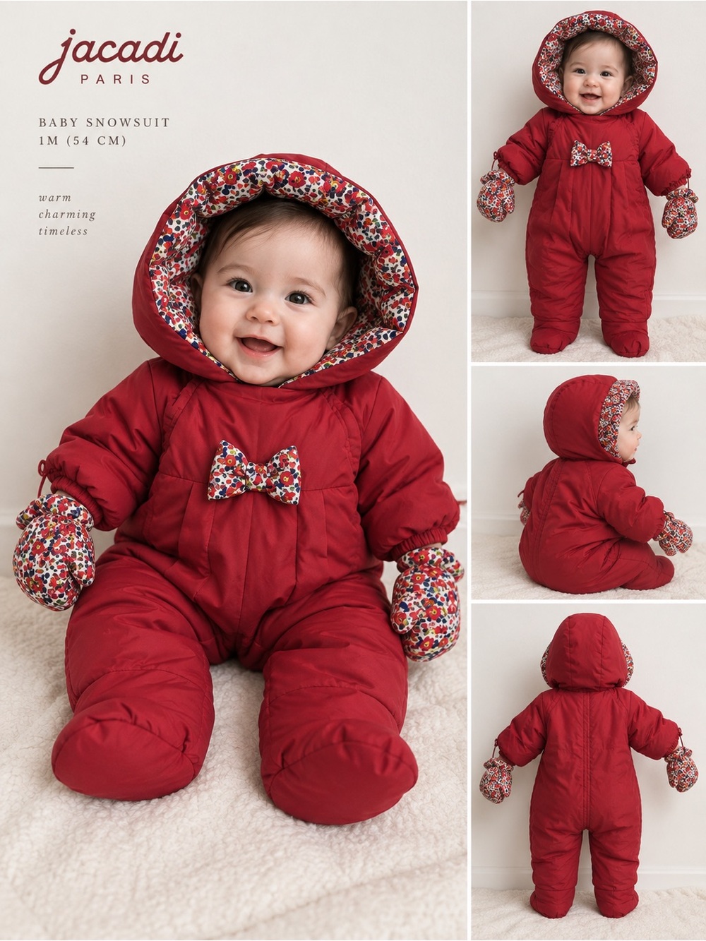 Jacadi Baby Snowsuit / Bunting – 1-2 Month (54 cm)